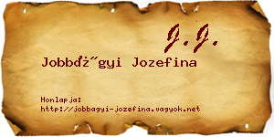 Jobbágyi Jozefina névjegykártya